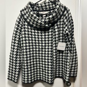 Houndstooth Sweater Jacket